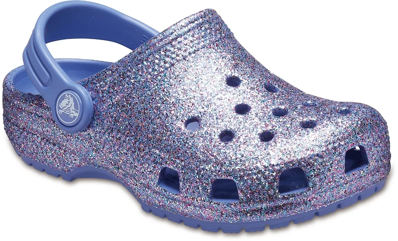 Crocs Girls' Classic Glitter Clogs