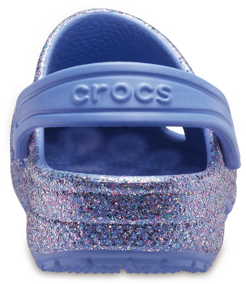 Crocs Girls' Classic Glitter Clogs