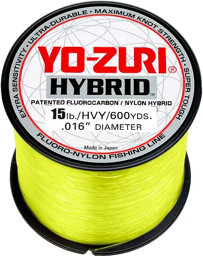 Yo-Zuri Hybrid Hi Vis 600 yards Co-Polymer Fishing Line