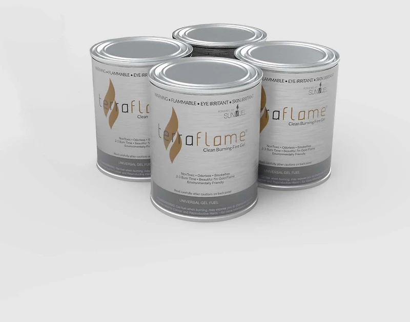 TerraFlame Pure Gel Fuel 4-Pack
