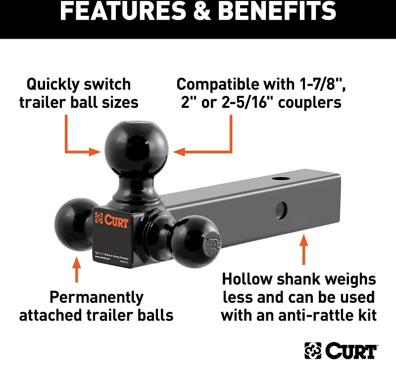 CURT Multi-Ball Mount