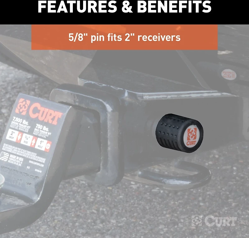 CURT Hitch and Coupler Lock Set