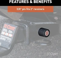 CURT Hitch and Coupler Lock Set