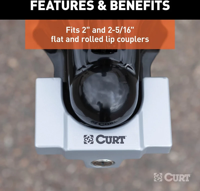 CURT Hitch and Coupler Lock Set