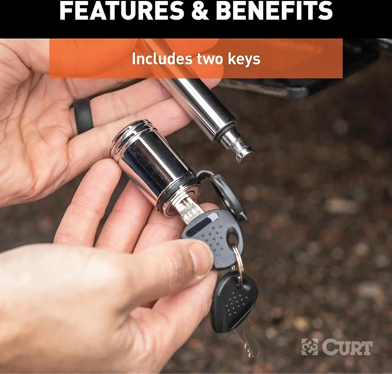 CURT .625 in Hitch Lock