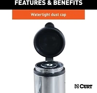 CURT .625 in Hitch and .875 in Coupler Lock Set