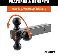 CURT Multi-Ball Mount
