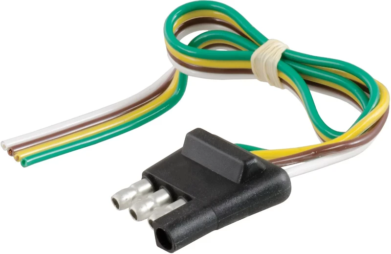 CURT -Way Flat Connector Plug and Socket with in Wires
