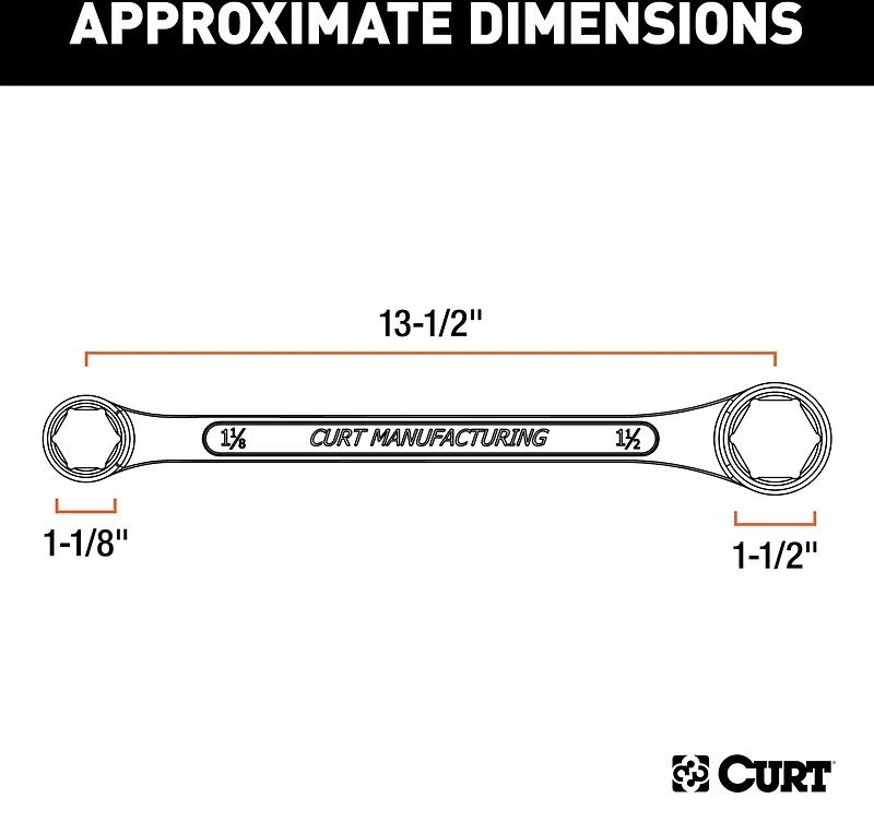 CURT Trailer Ball Box-End Wrench