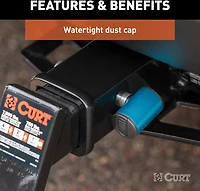 CURT .625 in Right Angle Hitch Lock