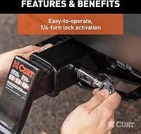 CURT .625 in Hitch Lock