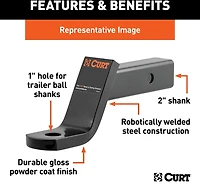CURT Class 3 Ball Mount