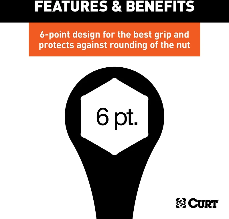 CURT Trailer Ball Box-End Wrench