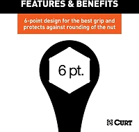 CURT Trailer Ball Box-End Wrench