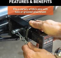 CURT Hitch Clips 3-Pack