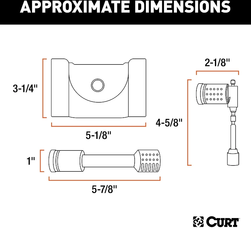 CURT Hitch and Coupler Lock Set