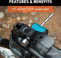 CURT Adjustable Coupler Lock