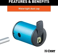 CURT Adjustable Coupler Lock