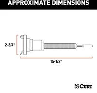 CURT Electrical Adapter (4-Way Flat to 7-Way RV Round)