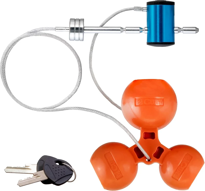 CURT Universal Tri-Ball Trailer Coupler Lock