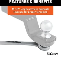 CURT Trailer Ball Box-End Wrench