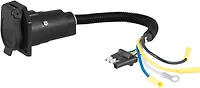 CURT Electrical Adapter (4-Way Flat to 7-Way RV Round)