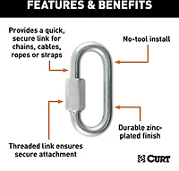 CURT .3125 in Quick Links 2-Pack