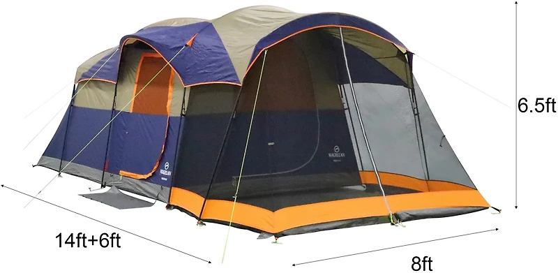 Magellan Outdoors Mission 8-Person Tunnel Tent