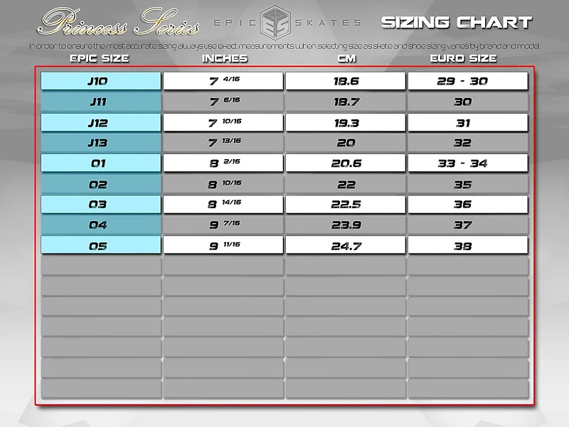 Epic Skates Youth Princess Roller