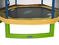AGame My First 7 ft Trampoline with Tent Top Enclosure