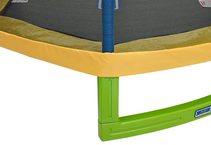 AGame My First 7 ft Trampoline with Tent Top Enclosure