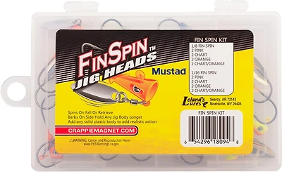Leland Lures Fin Spin Jig Heads Kit