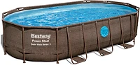 Bestway Power Steel Swim Vista 17ft x 10ft x 42" Oval Pool
