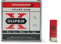 Winchester Super-X Lead Shot Dove & Game Load 12 Gauge 8 Shot Shotshells - 25 Rounds
