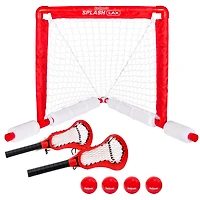 GoSports Splash LAX Lacrosse Floating Pool Goal Set