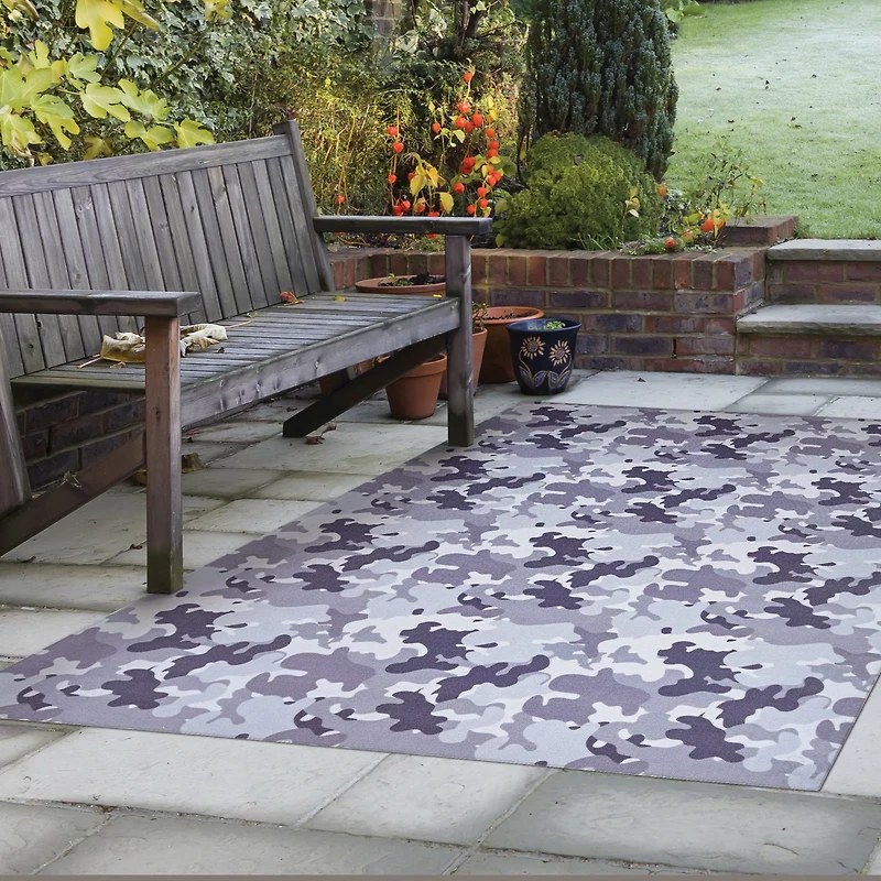 Foss Floors 6 ft x 8 ft Camo Area Rug