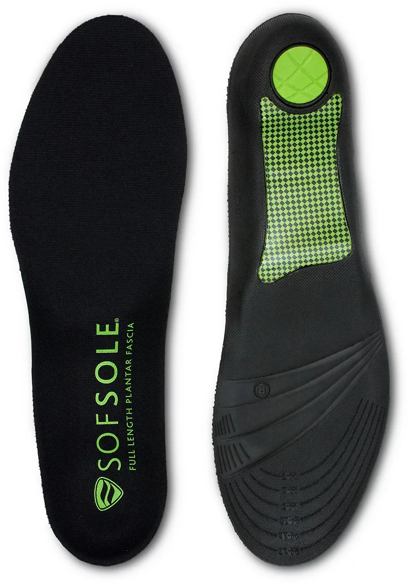 Sof Sole Men's Full Length Plantar Fascia Insoles