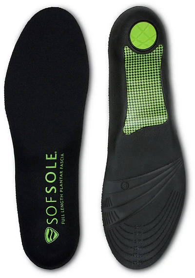 Sof Sole Men's Full Length Plantar Fascia Insoles