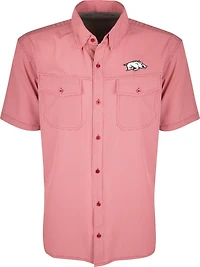Drake Men's University of Arkansas Traveler's Short Sleeve Shirt