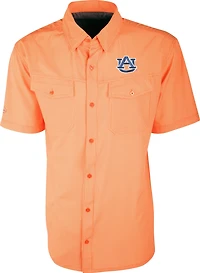 Drake Men's Auburn University Traveler's Short Sleeve Shirt