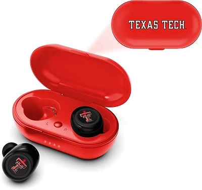 Mizco Texas Tech University True v.2 Wireless Earbuds