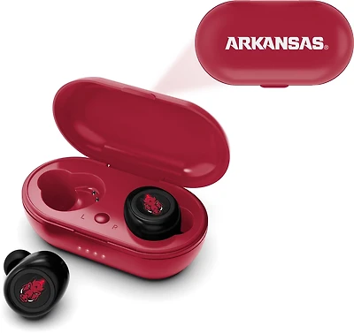 Mizco University of Arkansas True v.2 Wireless Earbuds