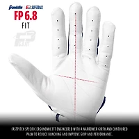 Franklin Youth CFX FP Softball Batting Gloves