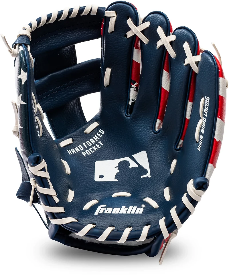 Franklin MLB USA Fielding Glove with Ball