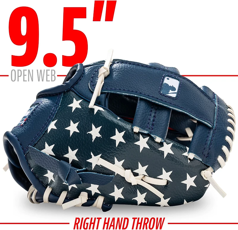 Franklin MLB USA Fielding Glove with Ball