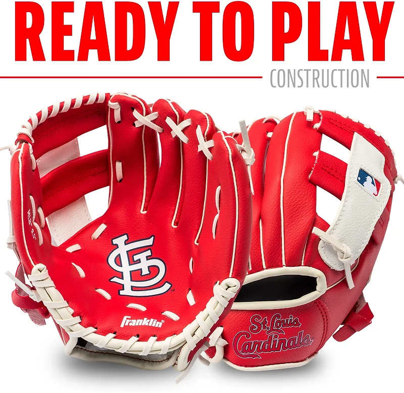 Franklin Youth MLB St. Louis Cardinals T-ball Glove and Ball Set