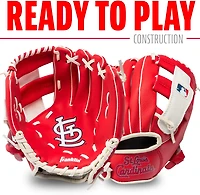 Franklin Youth MLB St. Louis Cardinals T-ball Glove and Ball Set
