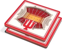 YouTheFan Indiana University 3-D StadiumViews 2-Piece Coaster Set