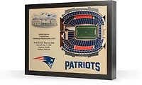 YouTheFan New England Patriots 25-Layer StadiumViews 3-D Wall Art