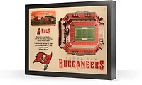 YouTheFan Tampa Bay Buccaneers Raymond James Stadium 3-D Stadium Banner